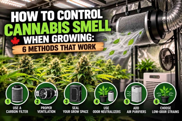 Contrôler l’odeur du cannabis en culture : 6 méthodes efficaces