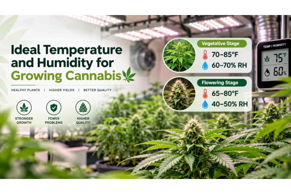 Ideal Temperature and Humidity for Growing Cannabis