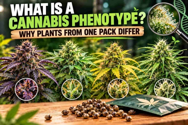 Phénotype de cannabis : définition et pourquoi les plants diffèrent