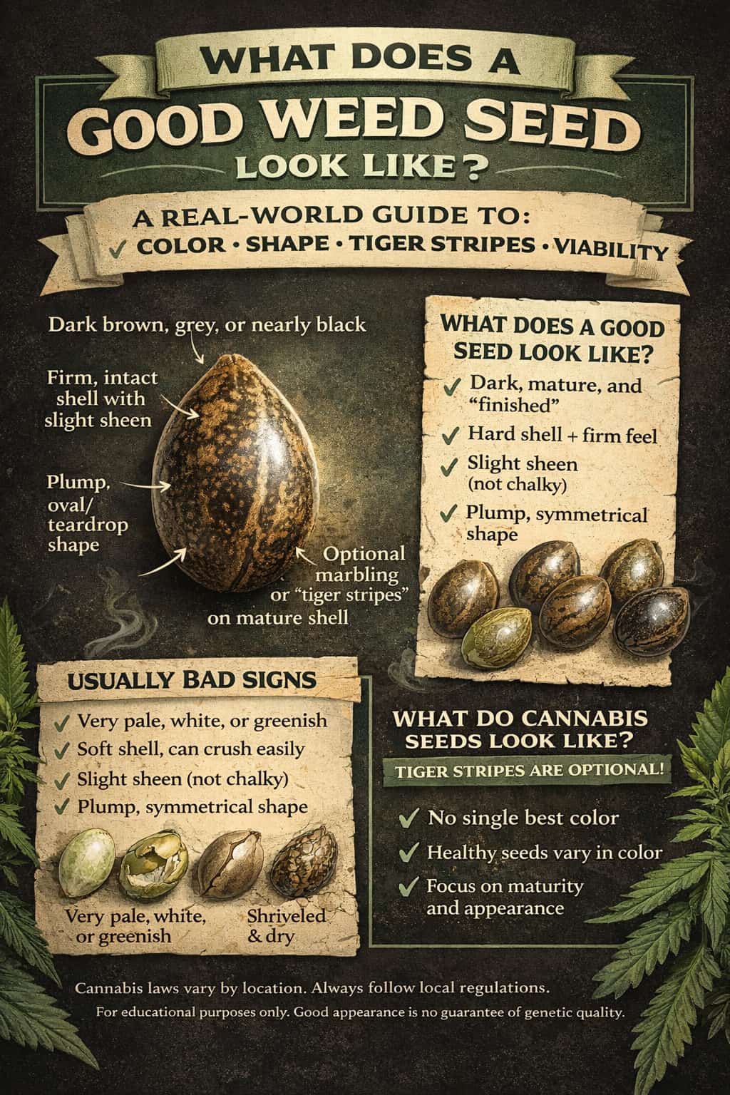 What Does a Good Weed Seed Look Like?